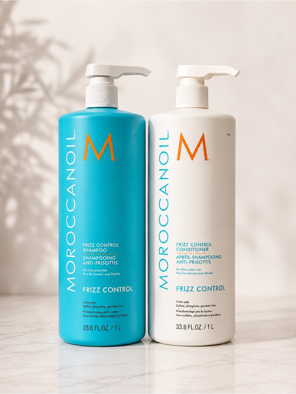 Moroccanoil Frizz Control Shampoo & Conditioner Set 1L Duo